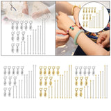 Maxbell Magnetic Necklace Clasp and Closures Crafts Pendant Necklace Chain Extenders Gold