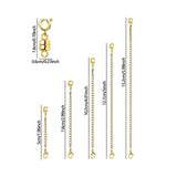 Maxbell Magnetic Necklace Clasp and Closures Crafts Pendant Necklace Chain Extenders Gold