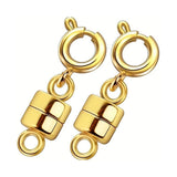 Maxbell Magnetic Necklace Clasp and Closures Crafts Pendant Necklace Chain Extenders Gold