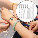 Maxbell Magnetic Necklace Clasp and Closures Crafts Pendant Necklace Chain Extenders Silver