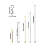 Maxbell Magnetic Necklace Clasp and Closures Crafts Pendant Necklace Chain Extenders Gold Silver