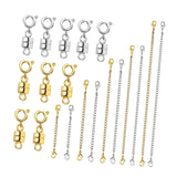 Maxbell Magnetic Necklace Clasp and Closures Crafts Pendant Necklace Chain Extenders Gold Silver