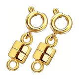 Maxbell Magnetic Necklace Clasp and Closures Crafts Pendant Necklace Chain Extenders Gold Silver