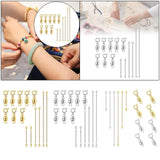 Maxbell Necklace Extender and Magnetic Necklace Clasp for Jewelry Making Accessories Gold