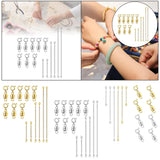 Maxbell Necklace Extender and Magnetic Necklace Clasp for Jewelry Making Accessories Gold