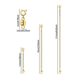 Maxbell Necklace Extender and Magnetic Necklace Clasp for Jewelry Making Accessories Gold