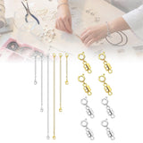 Maxbell Necklace Extender and Magnetic Necklace Clasp for Jewelry Making Accessories Black