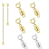 Maxbell Necklace Extender and Magnetic Necklace Clasp for Jewelry Making Accessories Black