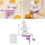 Maxbell Wool Yarn Winder Multiuse DIY Hand Cranked for Skein Thread Knitting Winding