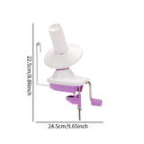 Maxbell Wool Yarn Winder Multiuse DIY Hand Cranked for Skein Thread Knitting Winding