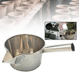 Maxbell Ceramic Slurry Ladle Mould Grouting Versatile Home Ceramic Water Dipper
