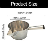 Maxbell Ceramic Slurry Ladle Mould Grouting Versatile Home Ceramic Water Dipper