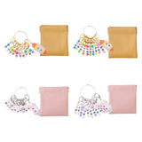 Maxbell Knitting Stitch Marker with Counter Lightweight DIY Crafts for Weaving Parts Gold A