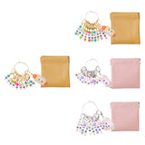 Maxbell Knitting Stitch Marker with Counter Lightweight DIY Crafts for Weaving Parts Gold A