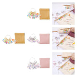 Maxbell Knitting Stitch Marker with Counter Lightweight DIY Crafts for Weaving Parts Gold A