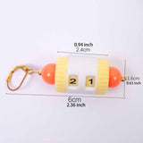 Maxbell Knitting Stitch Marker with Counter Lightweight DIY Crafts for Weaving Parts Gold B