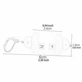 Maxbell Knitting Stitch Marker with Counter Lightweight DIY Crafts for Weaving Parts Silver B