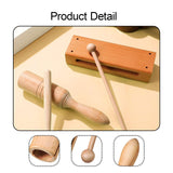 Maxbell Wood Block for Music Class for Kids Adults Wooden Hand Percussion Instrument