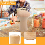 Maxbell Wooden Mushroom Handles Clay Tools Clay Molding Tools Sculpture Pottery Tool