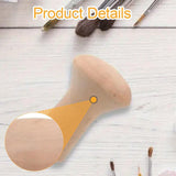 Maxbell Wooden Mushroom Handles Clay Tools Clay Molding Tools Sculpture Pottery Tool