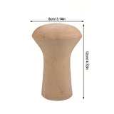 Maxbell Wooden Mushroom Handles Clay Tools Clay Molding Tools Sculpture Pottery Tool