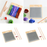 Maxbell Wool Blending Board Making Mixing Craft Carding Brush Set with stand
