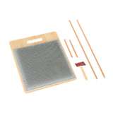 Maxbell Wool Blending Board Making Mixing Craft Carding Brush Set with stand