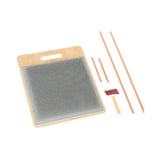 Maxbell Wool Blending Board Making Mixing Craft Carding Brush Set with stand