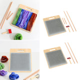 Maxbell Wool Blending Board Making Mixing Craft Carding Brush Set with stand