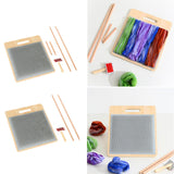 Maxbell Wool Blending Board Making Mixing Craft Carding Brush Set with stand