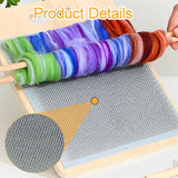 Maxbell Wool Blending Board Making Mixing Craft Carding Brush Set without stand