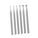 Maxbell 6Pcs Round Cup Burr High Performance Jewelry Making Tool Jewelry Making Burs