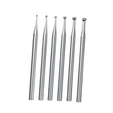 Maxbell 6Pcs Round Cup Burr High Performance Jewelry Making Tool Jewelry Making Burs