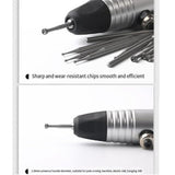 Maxbell 6Pcs Round Cup Burr High Performance Jewelry Making Tool Jewelry Making Burs