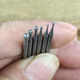 Maxbell 6Pcs Round Cup Burr High Performance Jewelry Making Tool Jewelry Making Burs