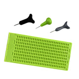 Maxbell Braille Writing Slate Sturdy for Beginners Gifts with 3 Stylus Learning Tool