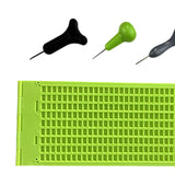 Maxbell Braille Writing Slate Sturdy for Beginners Gifts with 3 Stylus Learning Tool