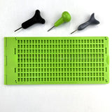 Maxbell Braille Writing Slate Sturdy for Beginners Gifts with 3 Stylus Learning Tool
