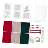Maxbell Sticky Water Soluble Stabilizer Embroidery Paper for Hand Embroidery Starter Type B