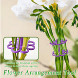 Maxbell Flower Wreath Frame Floral Wreath Making Form for New Year Spring Valentines