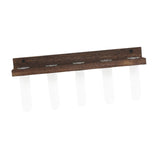 Maxbell Wall Hanging Propagation Station with Wooden Stand Clear for Bedroom Balcony