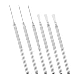 Maxbell 6Pcs Clay Pin Tools Pottery Sculpting Tools for Ceramics Claywork DIY Crafts