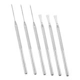 Maxbell 6Pcs Clay Pin Tools Pottery Sculpting Tools for Ceramics Claywork DIY Crafts