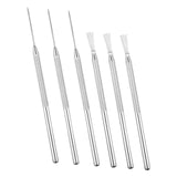 Maxbell 6Pcs Clay Pin Tools Pottery Sculpting Tools for Ceramics Claywork DIY Crafts
