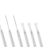 Maxbell 6Pcs Clay Pin Tools Pottery Sculpting Tools for Ceramics Claywork DIY Crafts