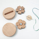 Maxbell Magnetic Pin Holder with 10 Pins for Quilting Cross Stitch
