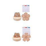 Maxbell Magnetic Pin Holder with 10 Pins for Quilting Cross Stitch