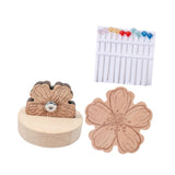 Maxbell Magnetic Pin Holder with 10 Pins for Quilting Cross Stitch