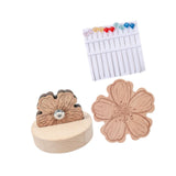 Maxbell Magnetic Pin Holder with 10 Pins for Quilting Cross Stitch