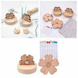 Maxbell Magnetic Pin Holder with 10 Pins for Quilting Cross Stitch